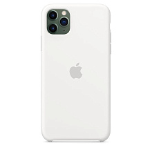 Чехол-накладка Apple Silicone Case для iPhone 11 Pro Max, силикон, белый - 2