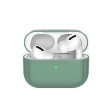 Силиконовый чехол Deppa для AirPods Pro, цвет темно-зеленый - 0