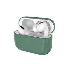 Силиконовый чехол Deppa для AirPods Pro, цвет темно-зеленый - 1