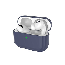 Силиконовый чехол Deppa для AirPods Pro, цвет: синий - 1