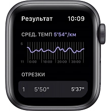 Apple Watch Nike SE GPS 40mm (корпус - серый космос, спортивный ремешок Nike цвета «антрацитовый/чёрный») - 2