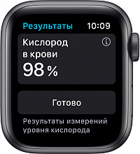 Apple Watch Nike Series 6 GPS, 40 мм, алюминий серый космос, спортивный ремешок Nike цвета «антрацитовый/чёрный» - 3