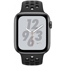 Apple Watch Nike+ Series 4 GPS (MU6J2RU/A) - 40 мм, алюминий «серый космос», спортивный ремешок Nike цвета «антрацитовый/чёрный» - 1