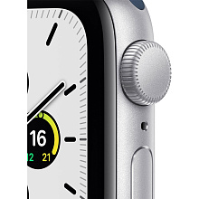 Apple Watch SE GPS 40mm (корпус - серебристый, спортивный ремешок цвета синий омут) - 1