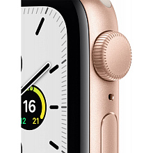 Apple Watch SE GPS 40mm (корпус - золотой, спортивный ремешок цвета сияющая звезда) - 1