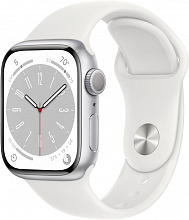 Apple Watch Series 8 GPS + Cellular 45mm (корпус - серебристый, IP6X) - 0