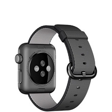 Apple Watch Sport (MMF62) - 38 мм, алюминий «серый космос», черный ремешок из плетёного нейлона - 3