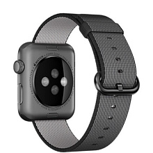 Apple Watch Sport (MMFR2) - 42 мм, алюминий «серый космос», черный ремешок из плетёного нейлона - 3