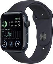 Apple Watch SE 2 GPS 40mm (корпус - темная ночь, спортивный ремешок цвета тёмная ночь) - 0