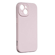 Чехол-накладка Synora Silicon MagCase для iPhone 15, силикон, светло-розовый - 0