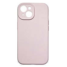 Чехол-накладка Synora Silicon MagCase для iPhone 15, силикон, светло-розовый - 2