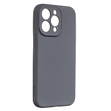 Чехол-накладка Synora Silicon MagCase для iPhone 15 Pro Max, силикон, серый - 0