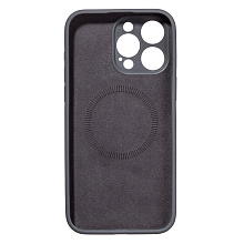 Чехол-накладка Synora Silicon MagCase для iPhone 15 Pro Max, силикон, серый - 3