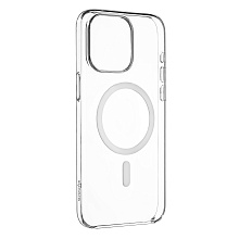 Чехол-накладка Synora Mag Clear Case для iPhone 14 Pro Max, полиуретан, прозрачный - 0