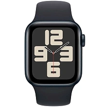 Apple Watch SE 2023 GPS  (корпус - темная ночь, 40mm ремешок Sport Band темная ночь, размер S/M) - 1