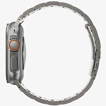 Ремешок Uniq OSTA Steel Strap with Self-Adjustable Links для Apple Watch 49mm 49mm, Нержавеющая сталь, серебристый - 3