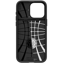 Чехол-накладка Spigen Slim Armor CS для iPhone 15 Pro Max, поликарбонат, черный - 3