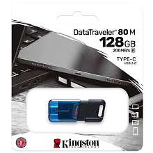 Флэш память Kingston DataTraveler 80 M, 128GB, черный - 2