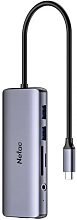 Концентратор USB Netac WF15 11в1 серый - 2