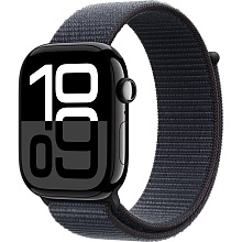 Apple Watch Series 10  (корпус - черный, 46mm ремешок Sport Loop чернила) - 0