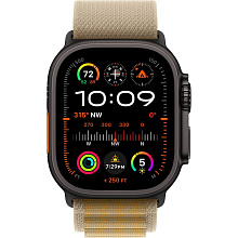 Apple Watch Ultra 2 GPS + Cellular 49mm (корпус - черный титан, ремешок Alpine Loop песочный, IP6X) - 1