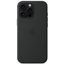 Чехол-накладка Apple Silicone Case для iPhone 16 Pro Max, силикон, черный - 0