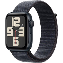 Apple Watch SE GPS  (корпус - темная ночь, 44mm ремешок Sport Loop чернила, размер One Size) - 0