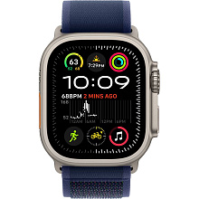 Apple Watch Ultra 2 GPS + Cellular 49mm (корпус - титан, ремешок Trail Loop синий, IP6X) - 1