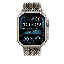 Ремешок Apple Milanese Loop 49mm, Титан, серебристый - 2