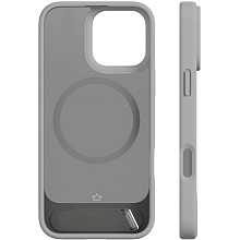 Чехол-накладка VLP Reels Case для iPhone 16 Pro Max, поликарбонат, серый - 1