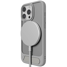 Чехол-накладка VLP Reels Case для iPhone 16 Pro Max, поликарбонат, серый - 3