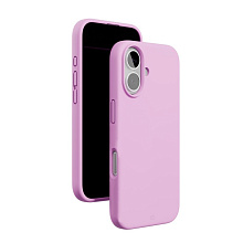 Чехол-накладка VLP Aster Case для iPhone 16, силикон, розовый - 3