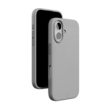 Чехол-накладка VLP Aster Case для iPhone 16, силикон, серый - 3