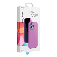 Чехол-накладка VLP Aster Case для iPhone 16 Pro, силикон, розовый - 1