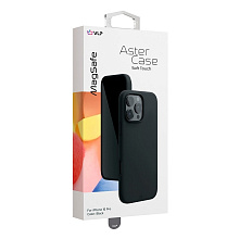 Чехол-накладка VLP Aster Case для iPhone 16 Pro, силикон, черный - 1