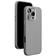 Чехол-накладка VLP Aster Pro Case для iPhone 16 Pro Max, силикон, серый - 2