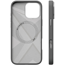 Чехол-накладка VLP Aster Pro Case для iPhone 16 Pro, силикон, серый - 1