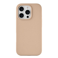 Чехол-накладка uBear Touch Mag Case для iPhone 16 Pro, силикон, латте - 1