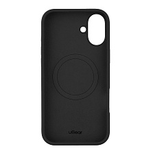 Чехол-накладка uBear Touch Mag Case для iPhone 16 Plus, силикон, черный - 2