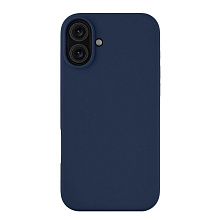 Чехол-накладка uBear Touch Mag Case для iPhone 16 Plus, силикон, темно-синий - 0