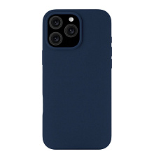 Чехол-накладка uBear Touch Mag Case для iPhone 16 Pro Max, силикон, темно-синий - 0