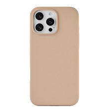 Чехол-накладка uBear Touch Mag Case для iPhone 16 Pro Max, силикон, латте - 0