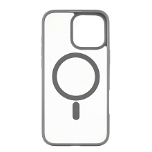 Чехол-накладка uBear Cloud Mag Case для iPhone 16 Pro Max, силикон, серый - 2