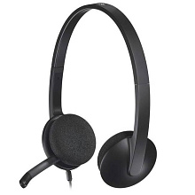 Гарнитура Logitech USB Headset H340, черный - 1