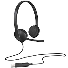 Гарнитура Logitech USB Headset H340, черный - 2