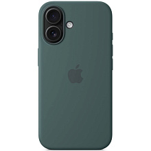 Чехол-накладка Apple Silicone Case для iPhone 16, силикон, зеленый - 0