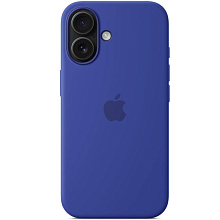 Чехол-накладка Apple Silicone Case для iPhone 16, силикон, ультрамарин - 0