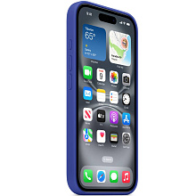 Чехол-накладка Apple Silicone Case для iPhone 16, силикон, ультрамарин - 1