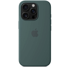 Чехол-накладка Apple Silicone Case для iPhone 16 Pro, силикон, зеленый - 0