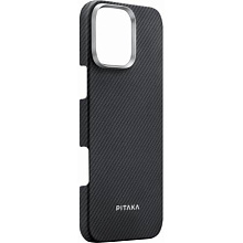 Чехол-накладка Pitaka Ultra-Slim для iPhone 16 Pro Max, арамид (кевлар), черный - 3